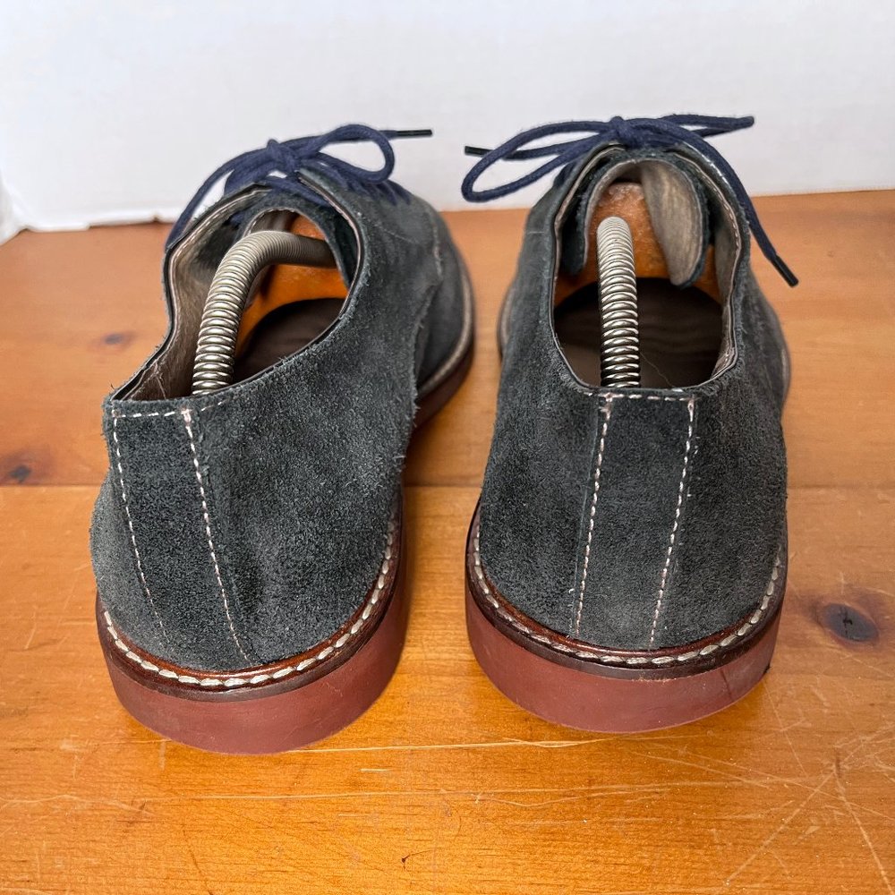 Aston Grey Suede Oxford Shoes - Picture 5 of 7